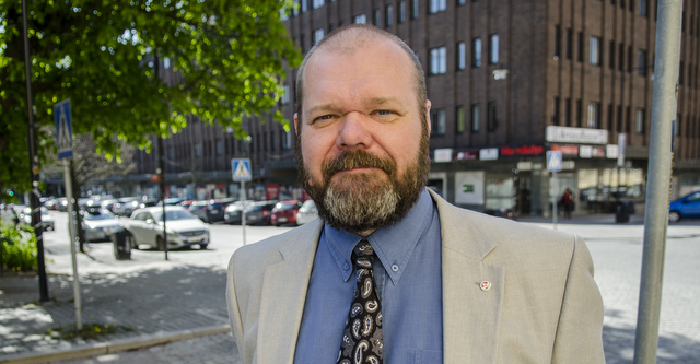 Bengt-Erik Johansson, medelålders man med skägg