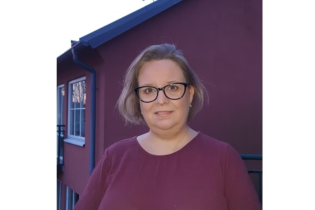 Förbundsordförande Catrine Folcker jobbar som ombudsman inom ett fackförbund till vardags.