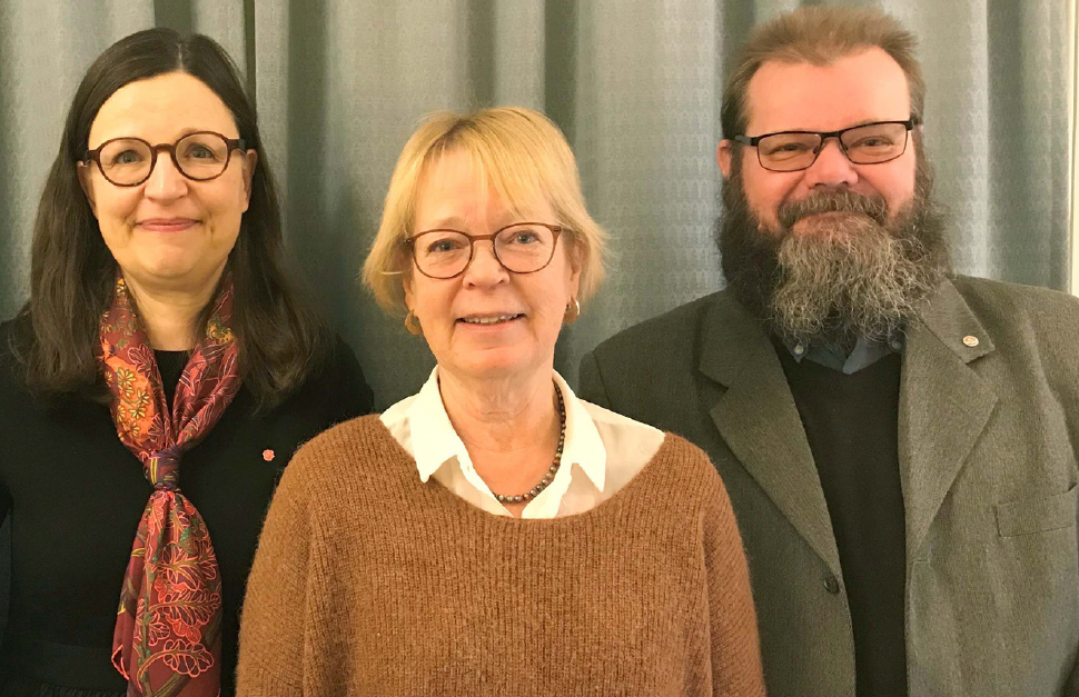 Anna Ekström, Christina Hellman och Bengt-Erik Johansson (Foto: Helena Paues, regeringskansliet