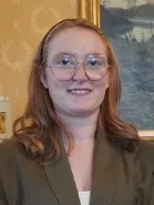 Porträtt av ung kvinna, Saga Lööf.
