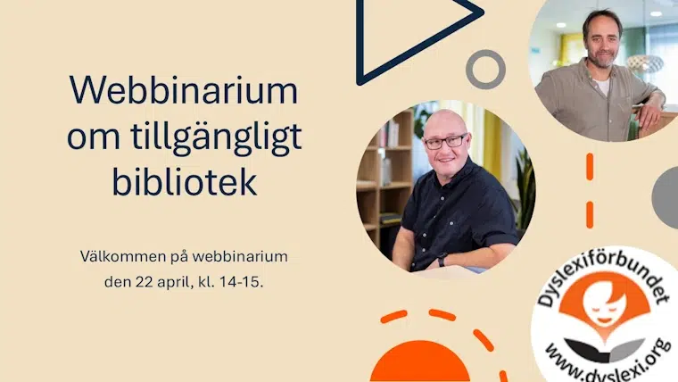 Webbinarium om tillgängligt bibliotek